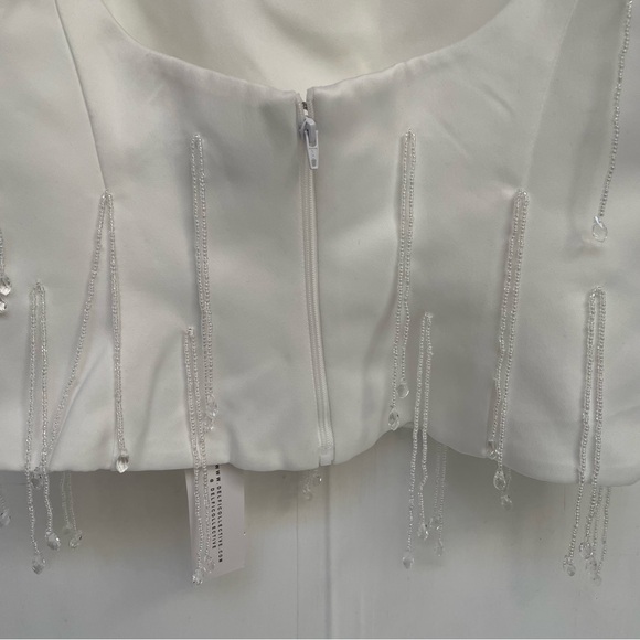 Anthropologie Delfi Collective Bijou & Joya Crop Top Mini Skirt Set NWT - Picture 8 of 16